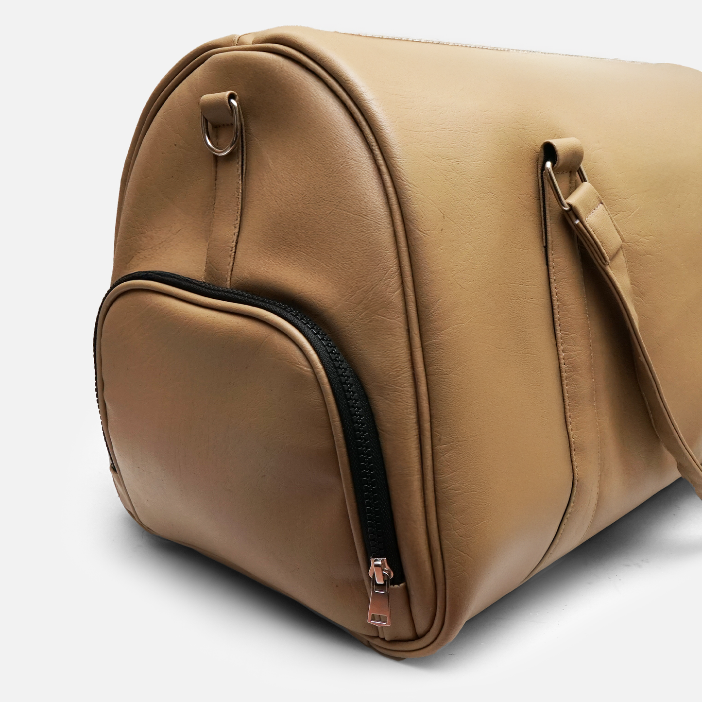 Caramel duffle bag