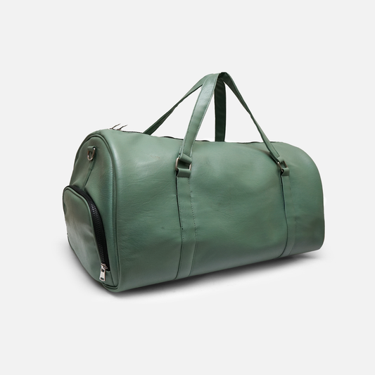 Teal duffle bag