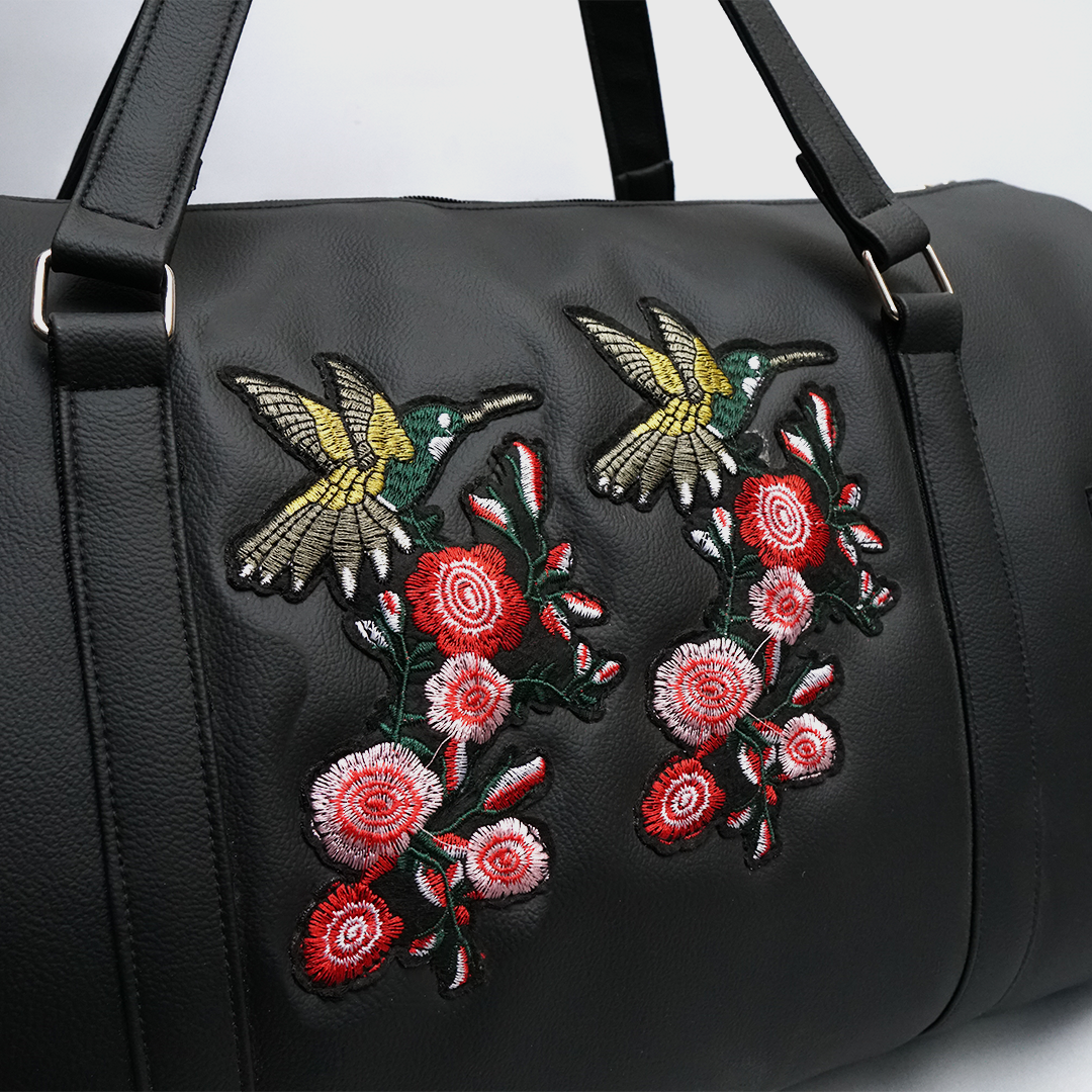 Premium embroidered gym travel bag