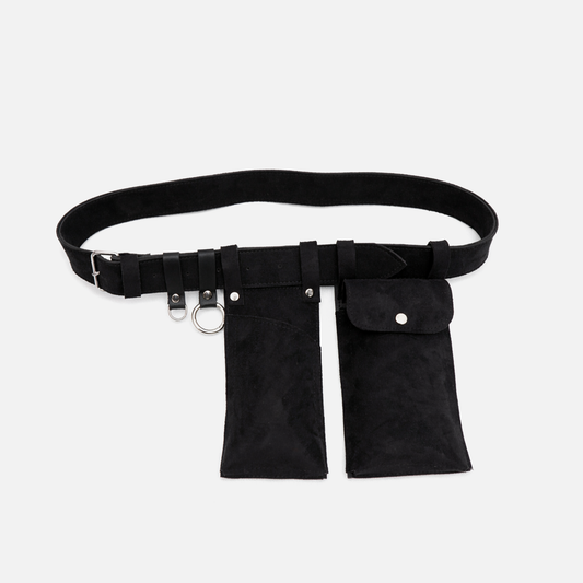 Multi accessories waist belt Black