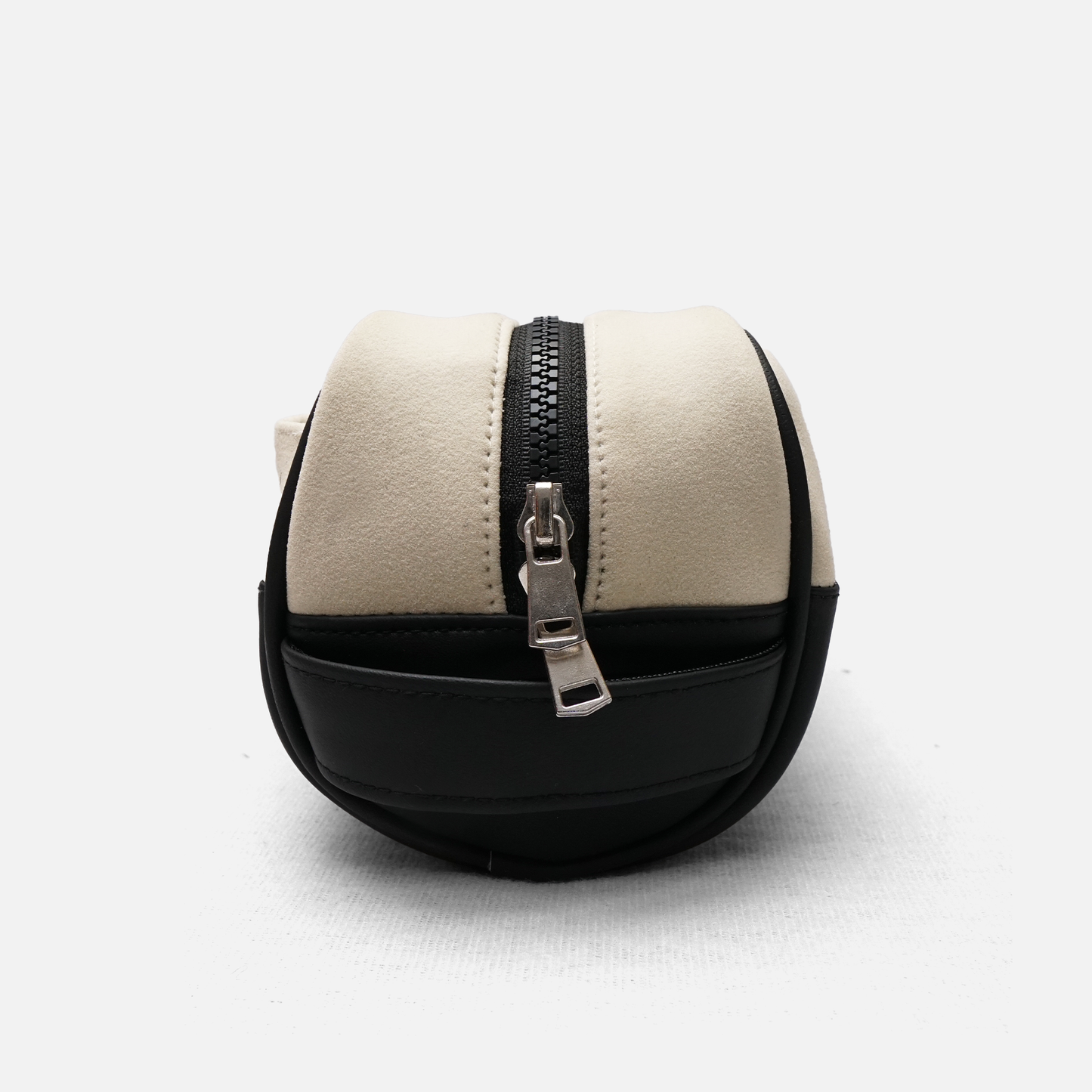 Cream White Suede toiletry