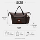 Faux leather baby bag