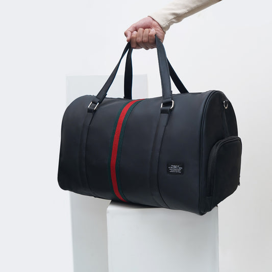 GG Stripe Duffle Bag