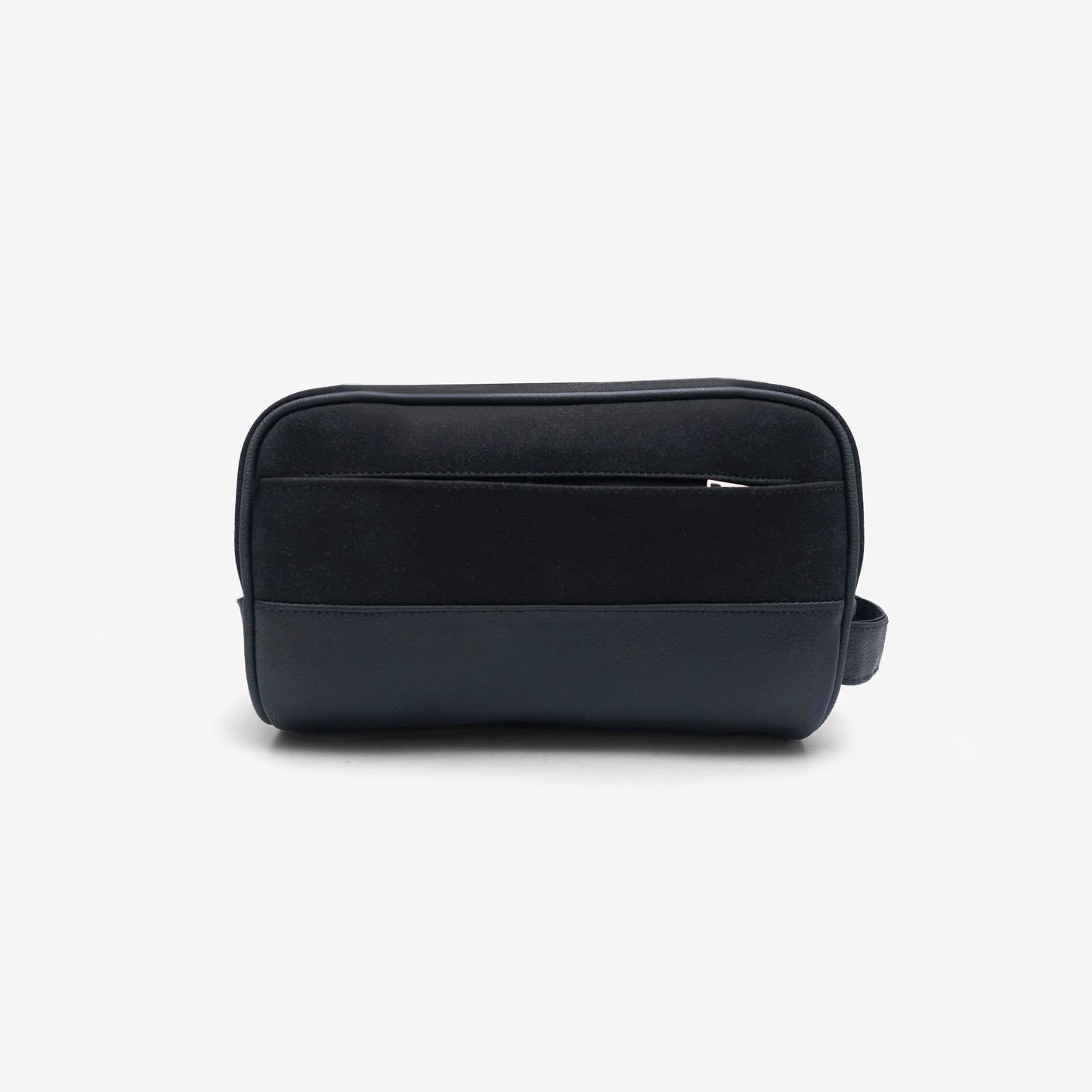 All Black suede toiletry