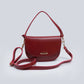 Burgundy saddle bag