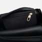 suede black saddle bag