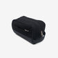 All Black suede toiletry