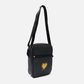 Yellow heart cross body bag