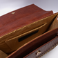 Croc-Embossed Burgundy shade bag