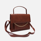 Croc-Embossed Burgundy shade bag
