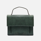 Croc-Embossed Olive handbag