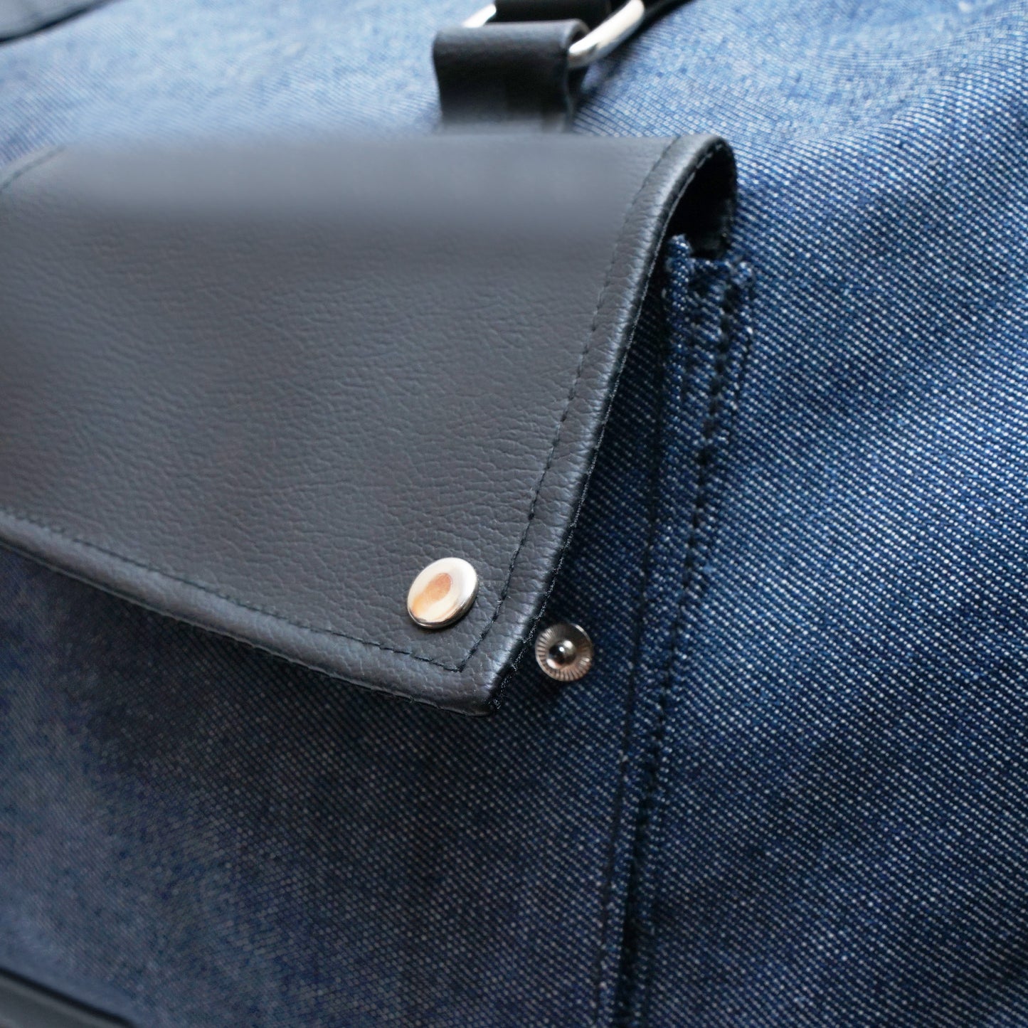 Denim Duffle Bag