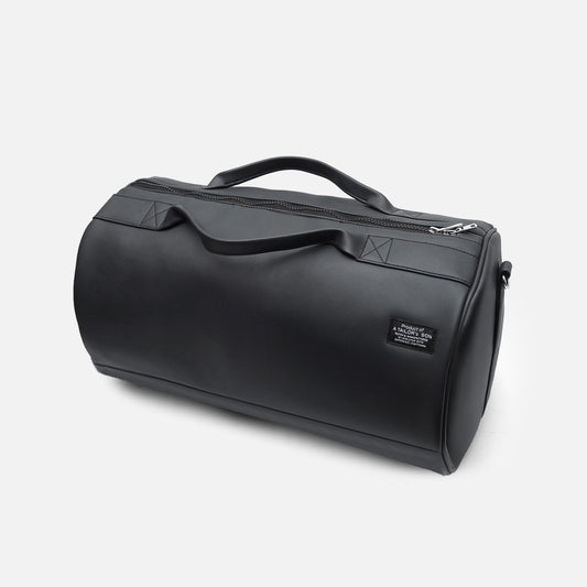 Black gym duffle bag