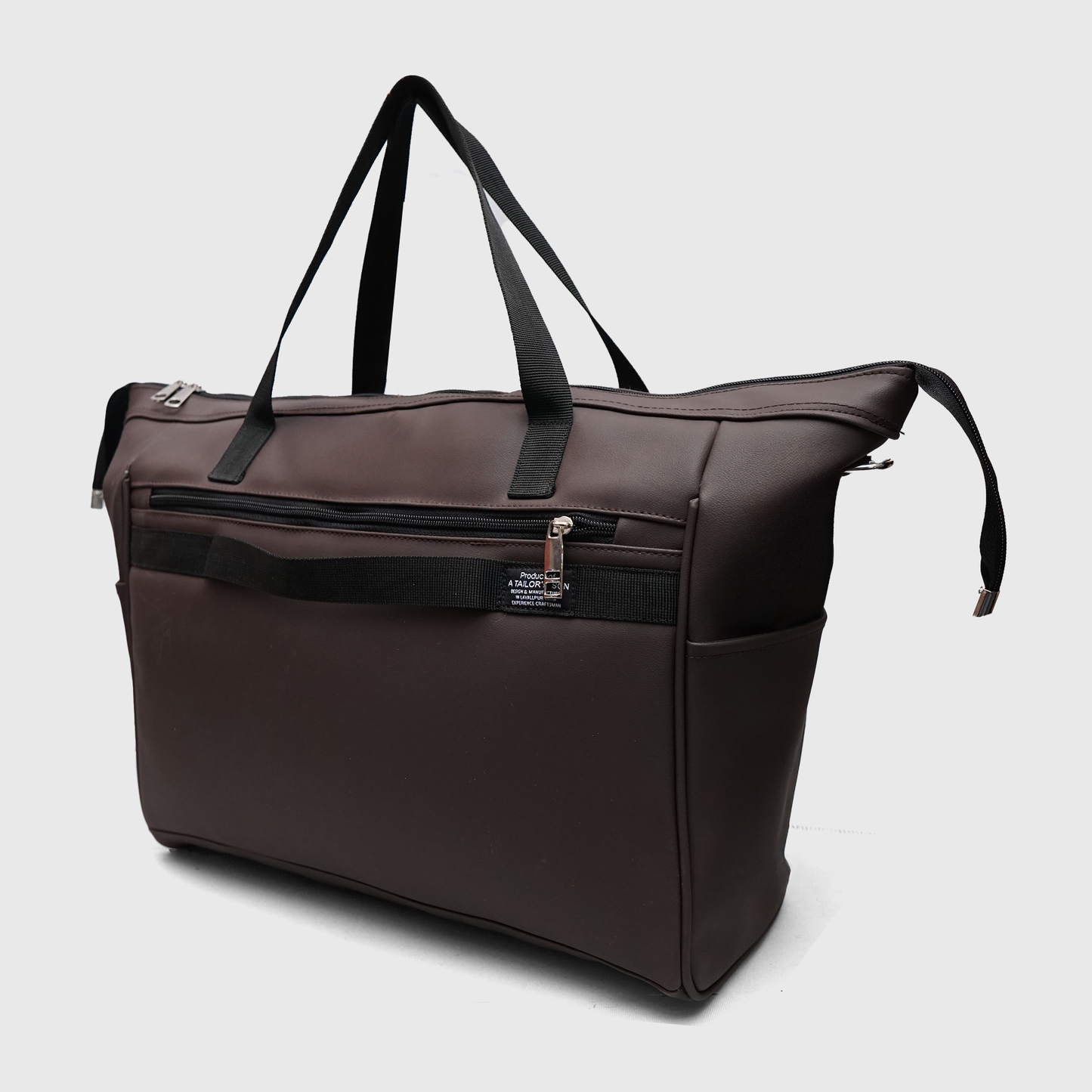 Faux leather baby bag
