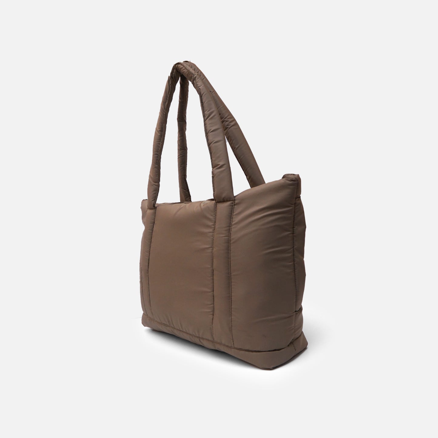 Walnut Puffy tote bag