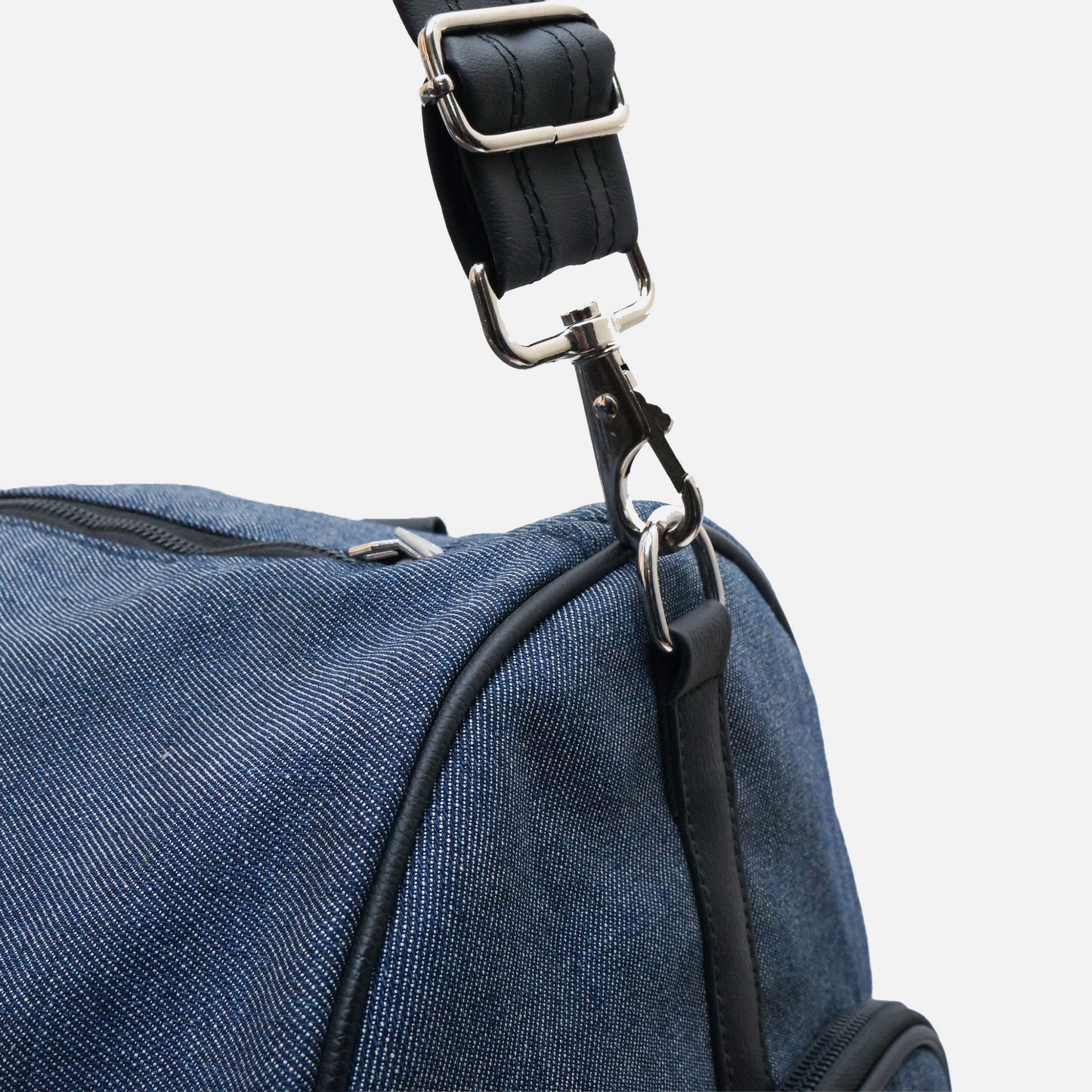 Denim Duffle Bag