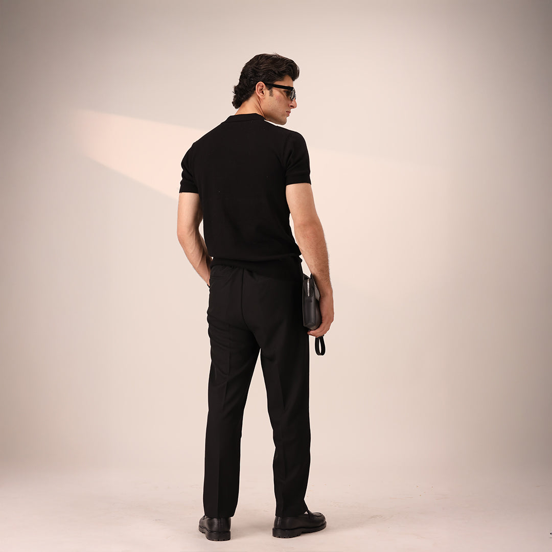 ATLAS Executive Pouch styled with formal attire for professional and executive use.