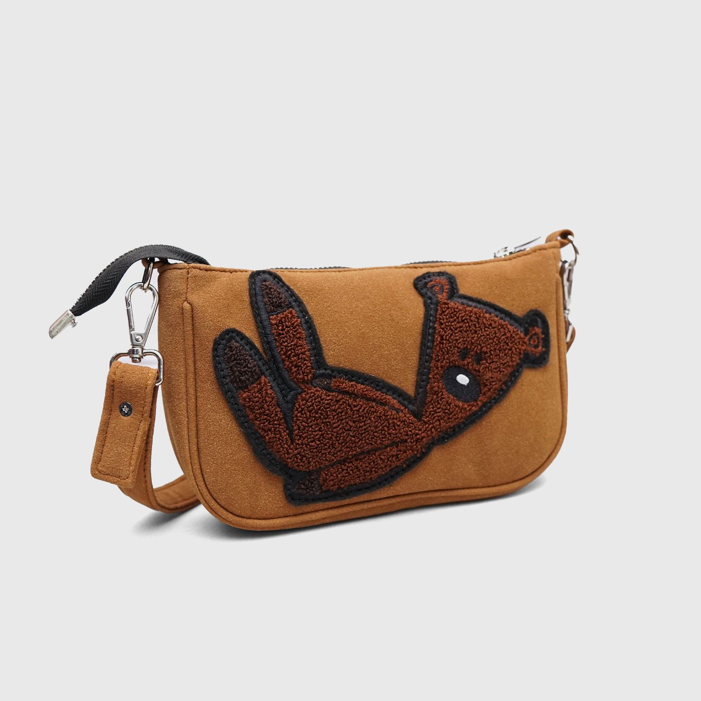 Mr Bean mini shoulder handbag for girls with cute teddy bear patch and adjustable strap
Brown suede mini shoulder bag with teddy patch design for casual everyday fashion
Aesthetic girls shoulder bag with soft suede finish and zipper closure
Cute teddy bear handbag for women with premium soft texture and compact design
Trendy mini shoulder purse for girls in brown suede with embroidered teddy artwork
Stylish Mr Bean shoulder hand bag with adjustable strap and modern aesthetic look
Fashion mini handbag 