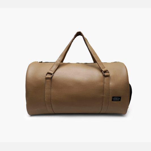 Caramel duffle bag