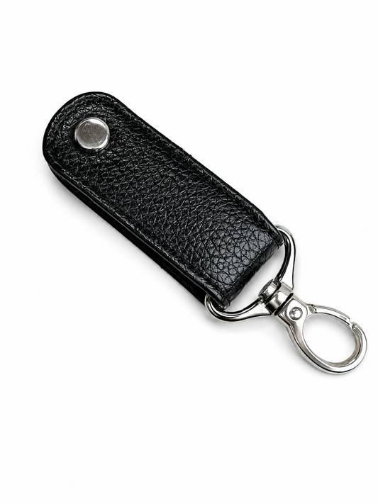 Leather Key Fob – Black