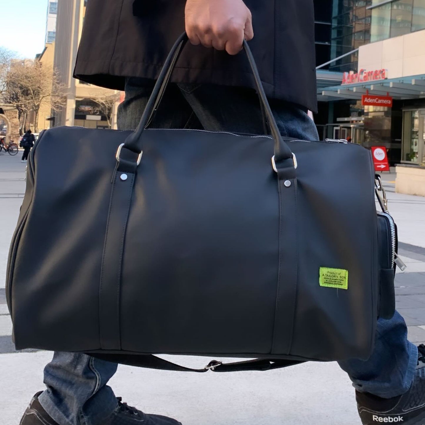 Coal-Black Duffle bag