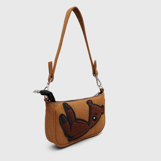 Mr Bean mini shoulder handbag for girls with cute teddy bear patch and adjustable strap
Brown suede mini shoulder bag with teddy patch design for casual everyday fashion
Aesthetic girls shoulder bag with soft suede finish and zipper closure
Cute teddy bear handbag for women with premium soft texture and compact design
Trendy mini shoulder purse for girls in brown suede with embroidered teddy artwork
Stylish Mr Bean shoulder hand bag with adjustable strap and modern aesthetic look
Fashion mini handbag 