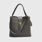 NOIRÉ Croc Tote with adjustable shoulder strap