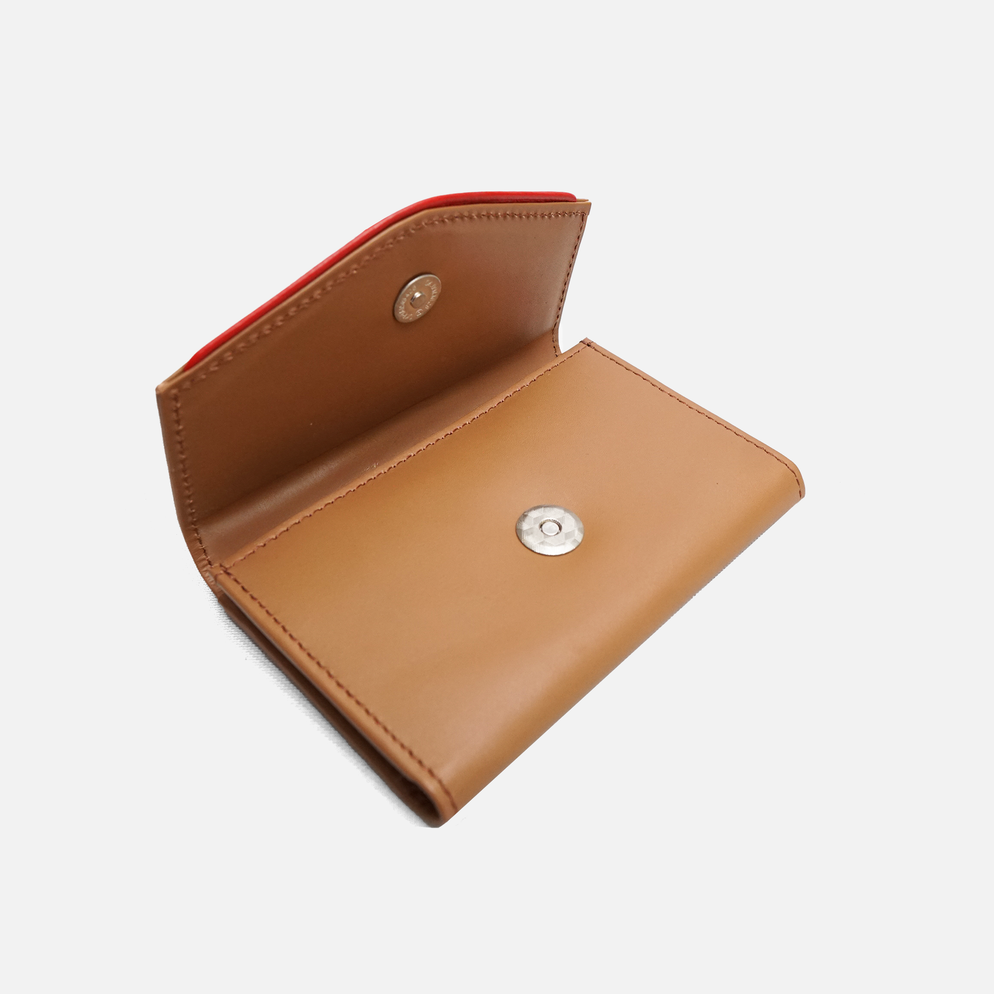 Rexine wallet clutch black with red edge stylish look