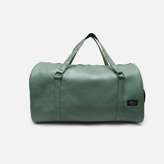 Teal duffle bag