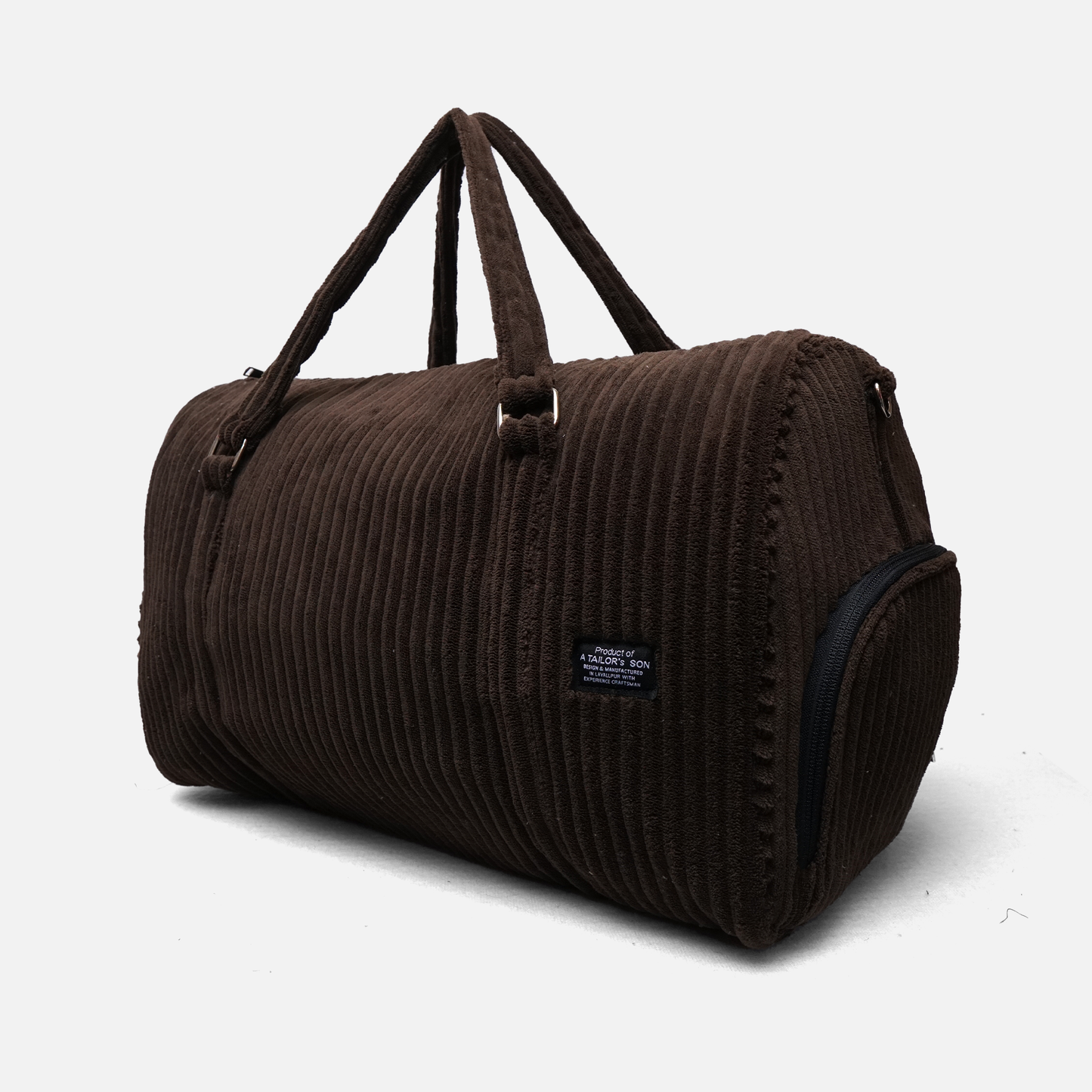 brown weekender duffle bag large capacity travel bag