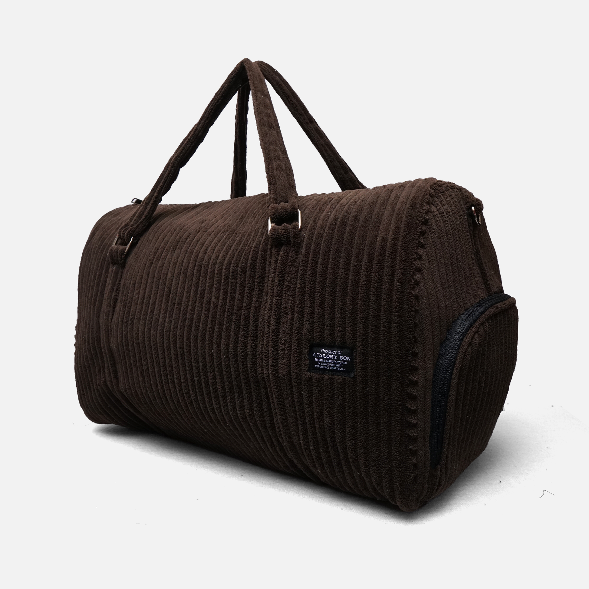brown weekender duffle bag large capacity travel bag