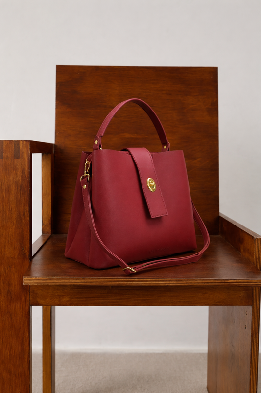 burgundy tote bag for women pakistan