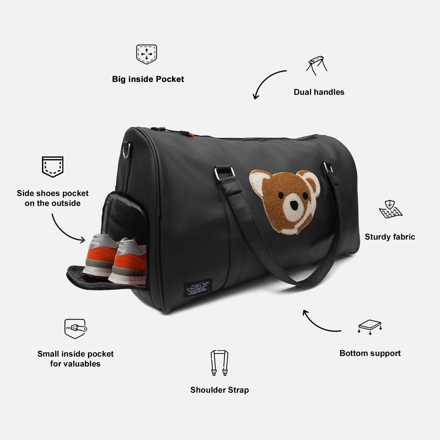 Cloud Bear Duffle Bag