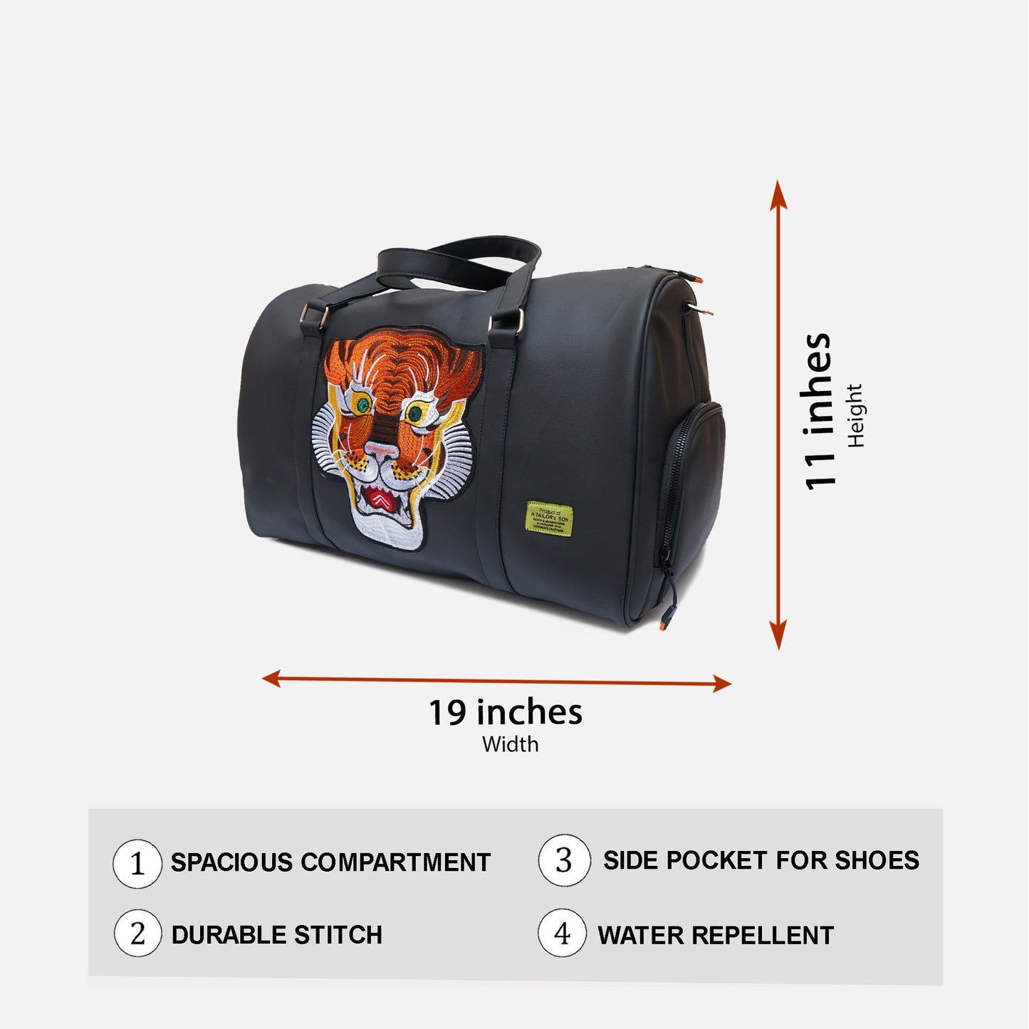 Black Lion Duffle Bag