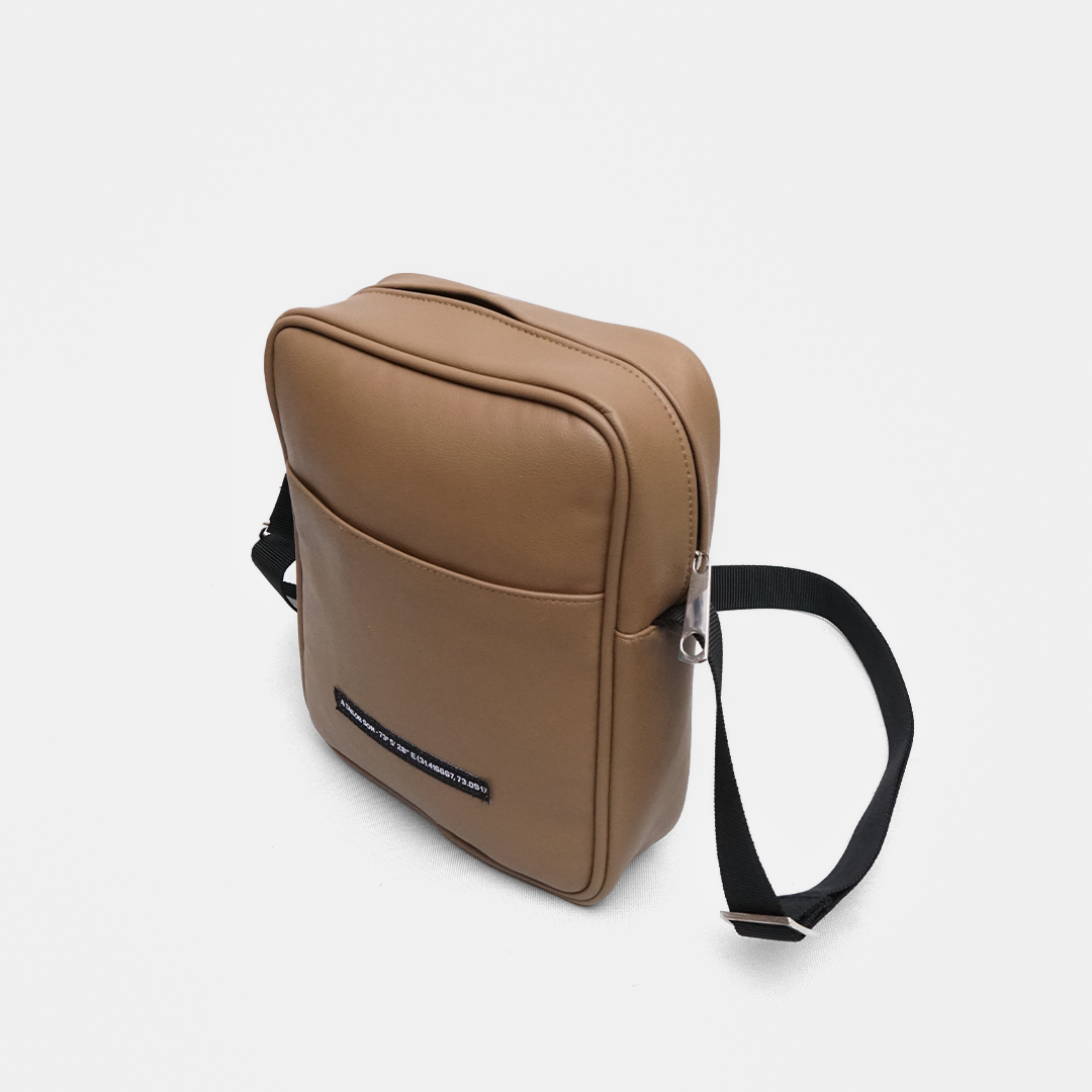 compact camel sling bag for daily carry travel bag