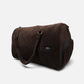cozy ribbed corduroy duffle bag brown gym travel bag