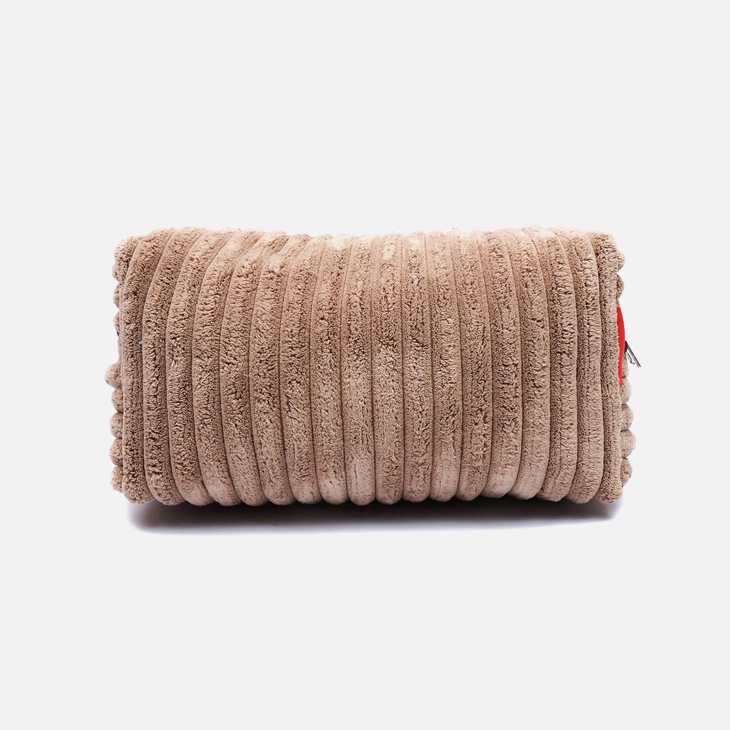 cozy ribbed sherpa toiletry bag
