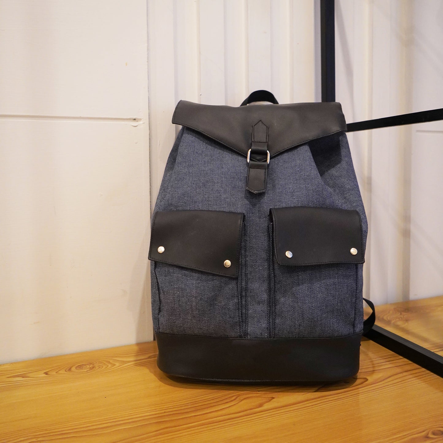 Denim Rucksack backpack