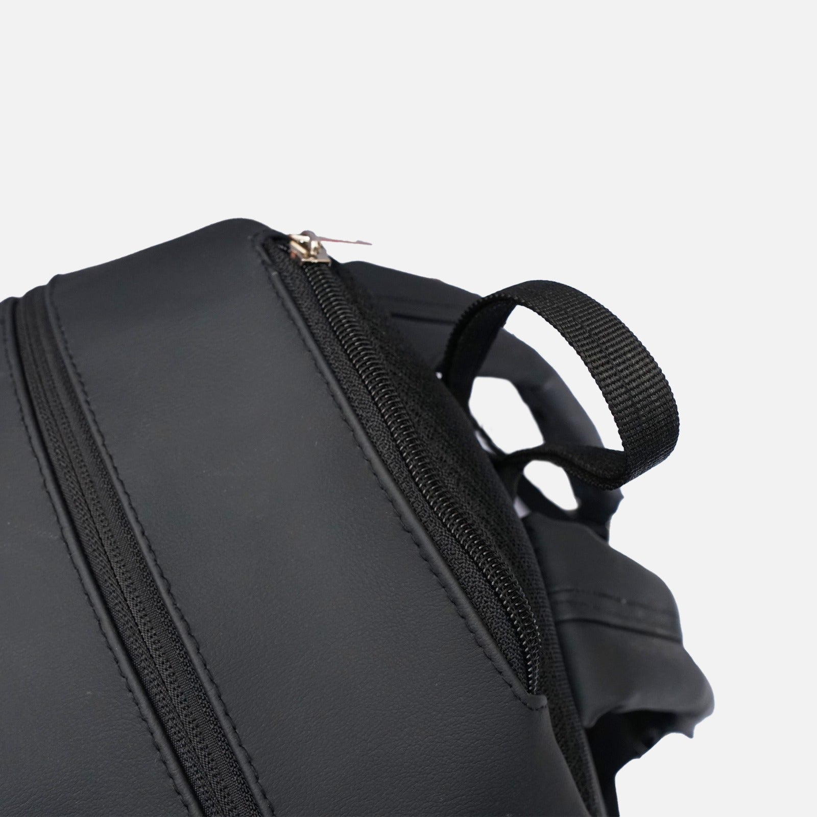 durable blue backpack with zipper pocket