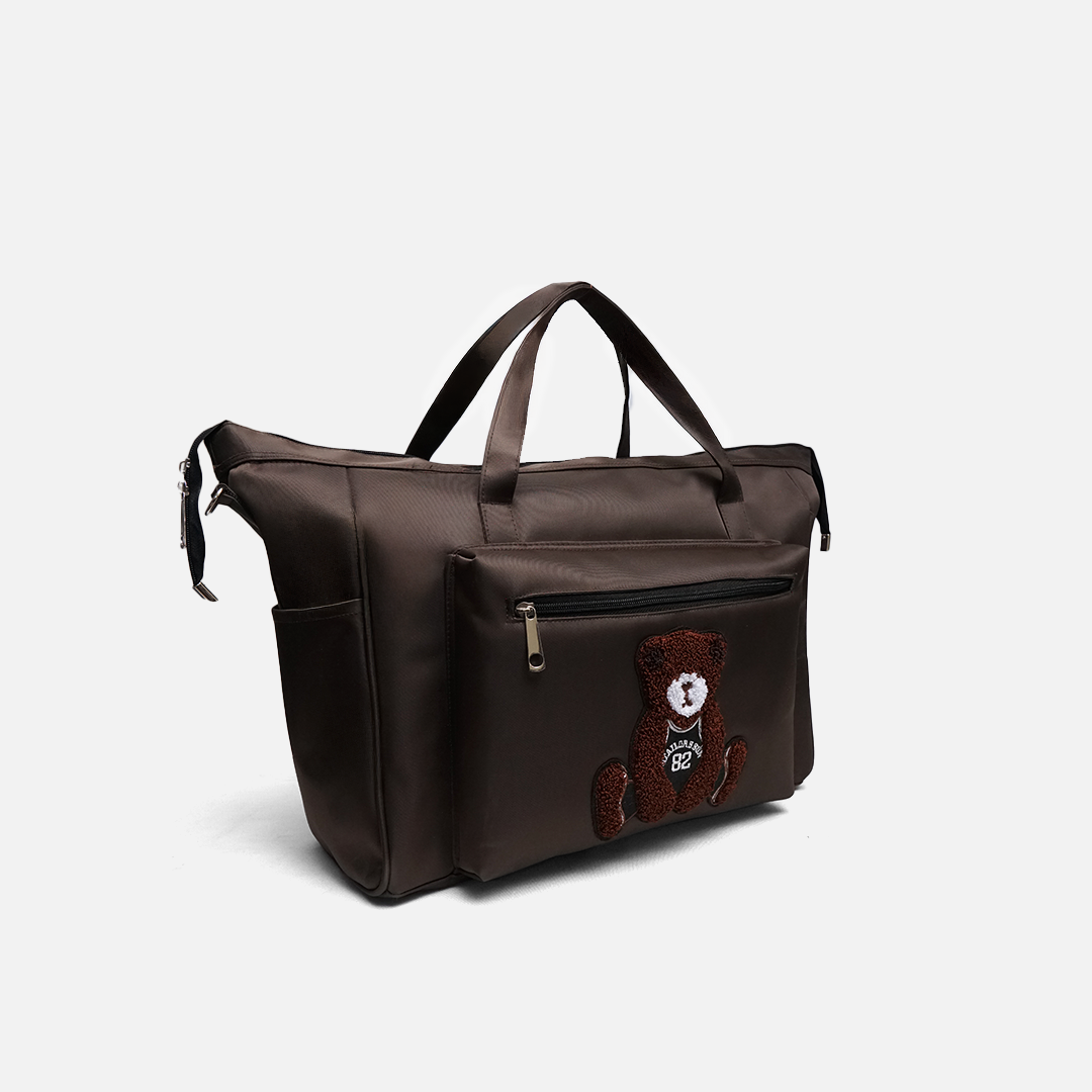 large baby diaper bag with bottle compartments