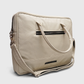 minimal ivory laptop bag clean design