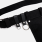 minimalist waist bag with compartments