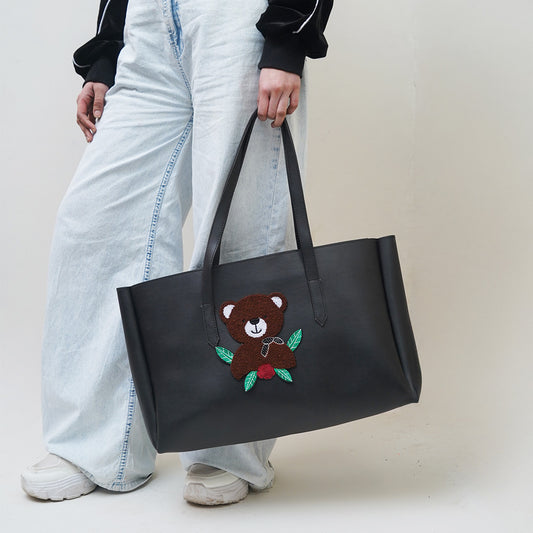 Black Teddy Tote bag 2.0