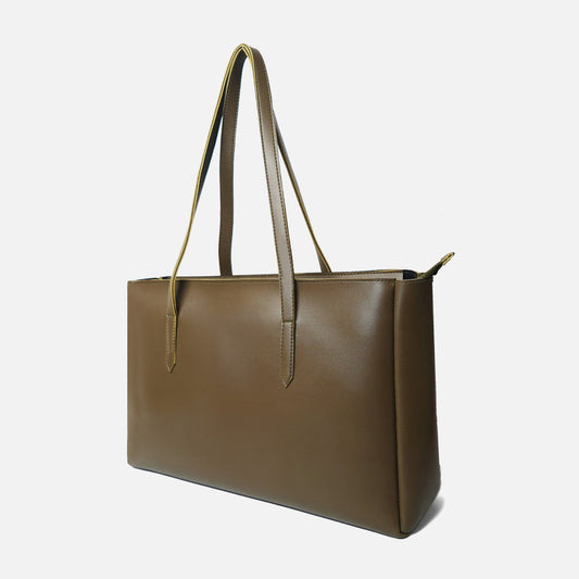 Basic olive handbag