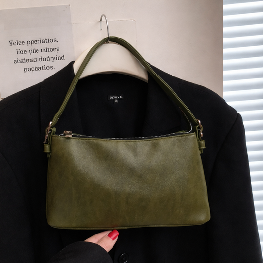 olive muse handbag premium olive green purse