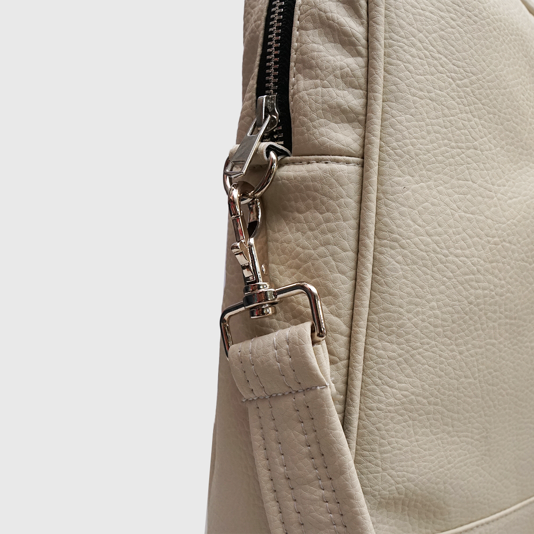 premium ivory office bag with laptop compartment