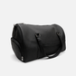premium travel bag with side shoe compartment black