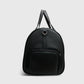 premium travel bag with side shoe compartment black