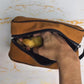 Suede toiletry