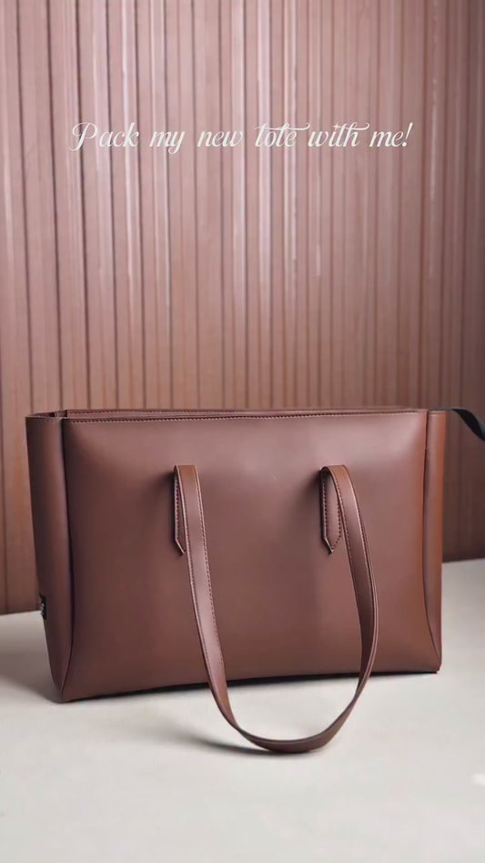 Basic Brown tote bag